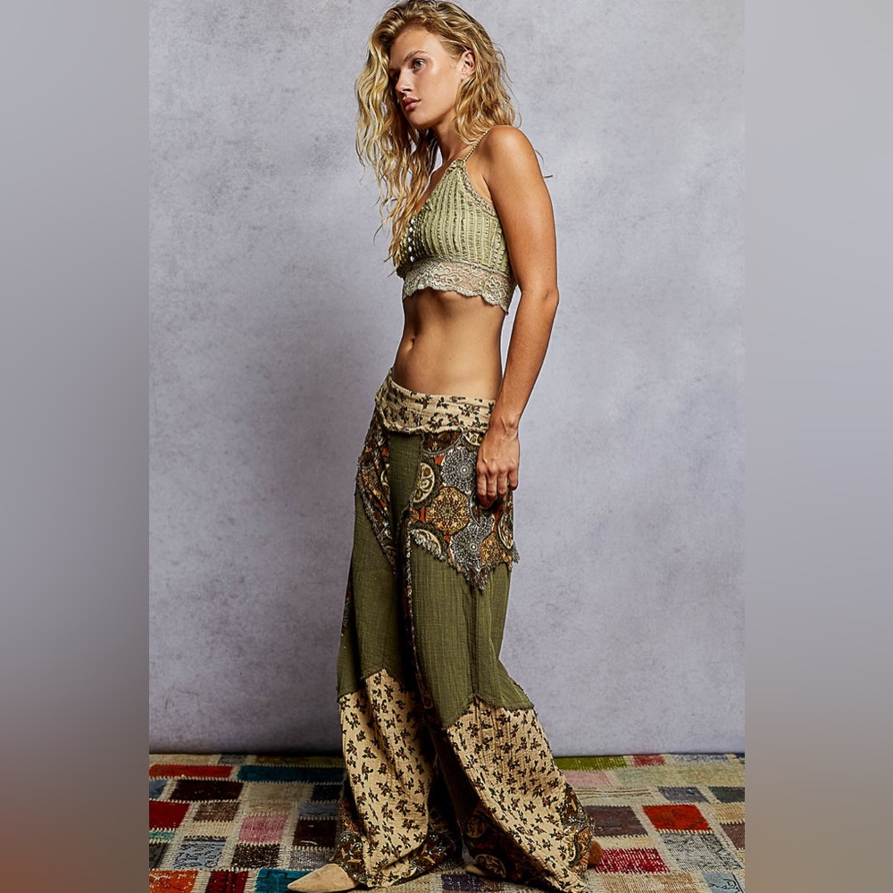 POL pants in Olive and Beige - Picture 5 of 5